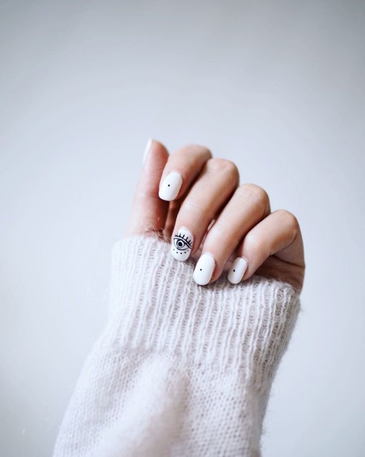 Белый дизайн ногтей — красивые варианты с фото, новинки 2018