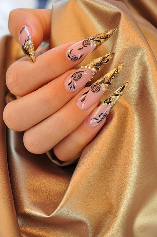 Дизайн нарощенных ногтей: новинки, фото красивого и модного маникюра наращенных ногтей