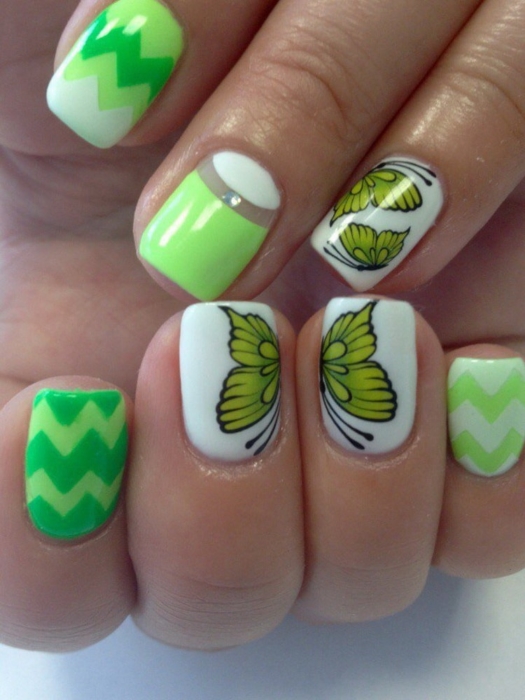 Маникюр с бабочками: идеи красивого дизайна ногтей, новинки, фото