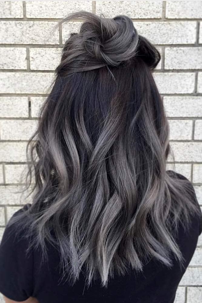 Омбре на средние волосы: варианты окрашивания на темные и светлые волосы, фото