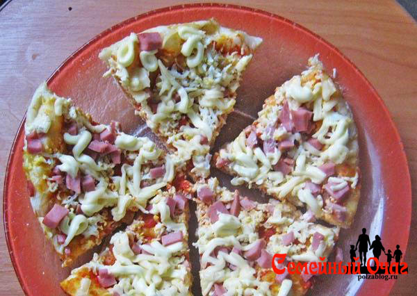 Домашняя пицца в мультиварке